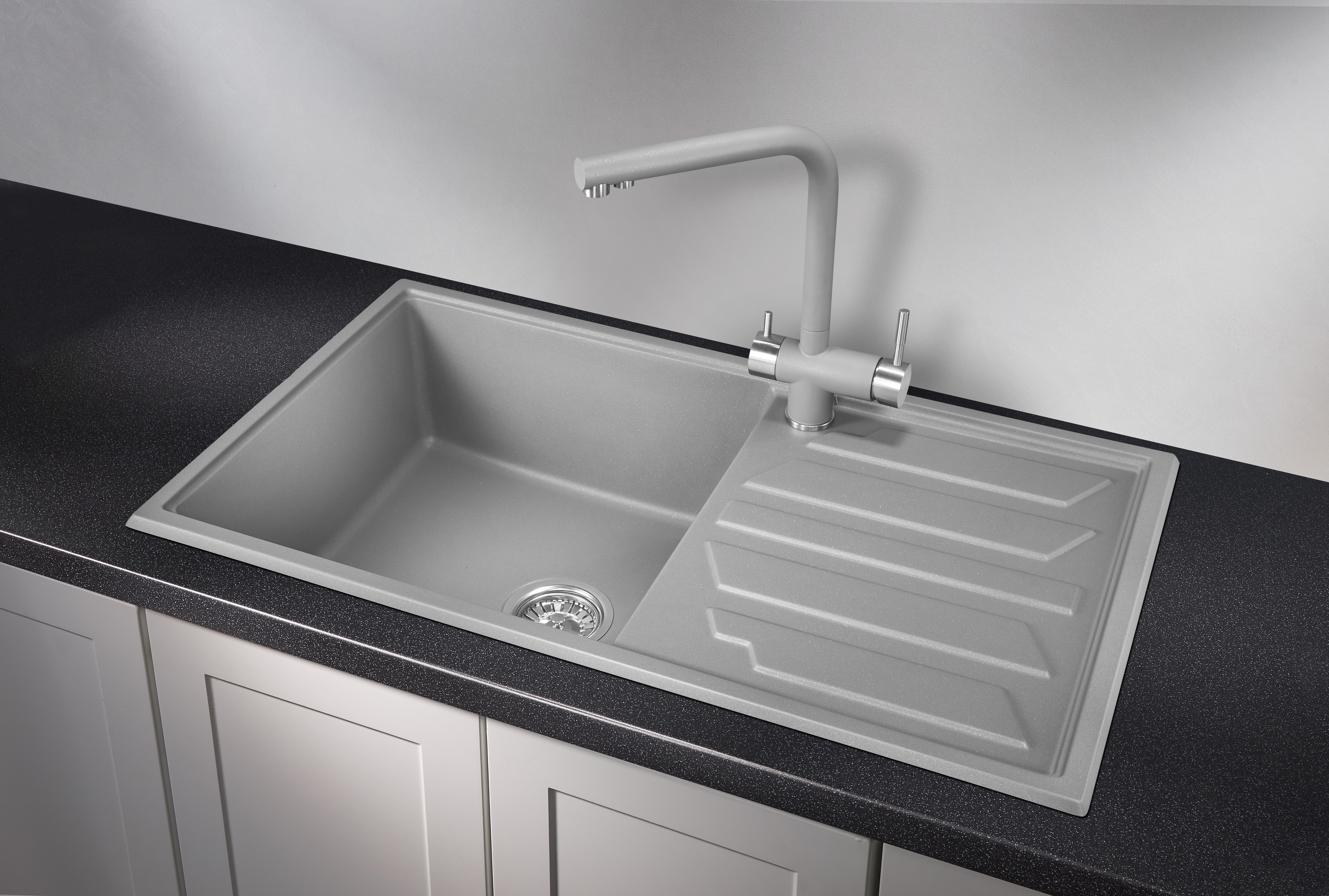 Мойка для кухни Granula 8601 алюминиум, 86х50 см, прямоугольная